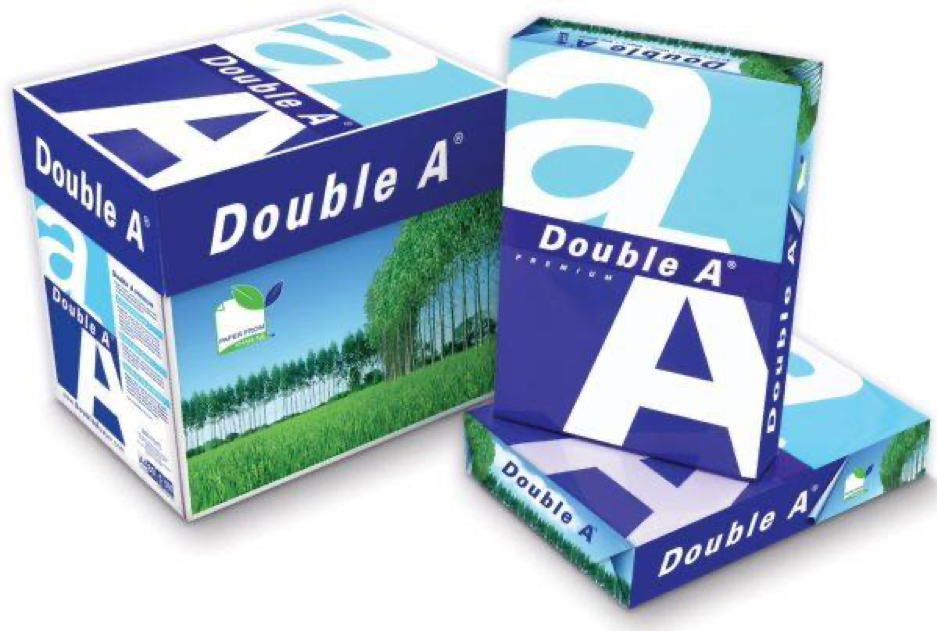 Double A là thương hiệu giấy uy tín và sử dụng thông dụng trong văn phòng hiện nay