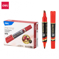 Bút lông dầu - Deli EU72-RD - Đỏ