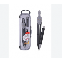 Compa Deli kèm chì kim - EG20904 - Màu bạc