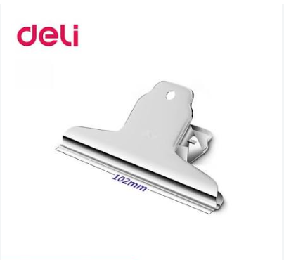 Kẹp inox Deli - 9532 102mm (3 cái/túi)