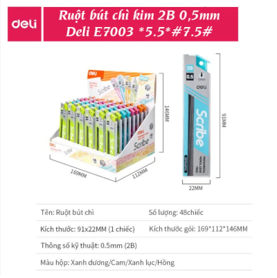 Ruột chì 2B - Deli E7003