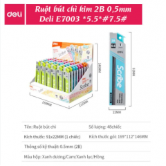Ruột chì 2B - Deli E7003