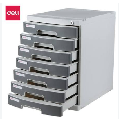 Tủ đựng tài liệu 7 ngăn có khóa Deli 8877
