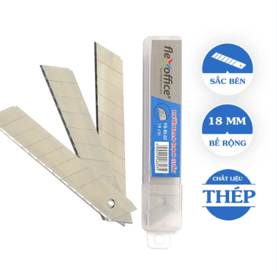 Lưỡi dao rọc giấy 18mm FO-BL02 Thiên Long