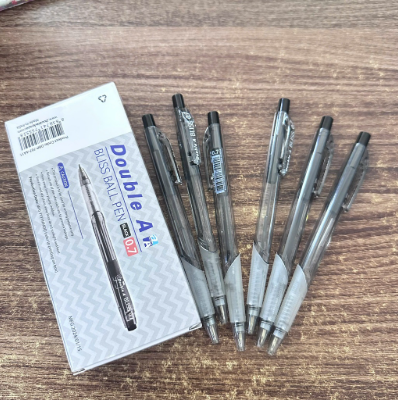 Bút bi Double A Bliss ngòi 0.7mm - Đen