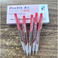 Bút bi Double A Bliss ngòi 0.7mm - Đỏ