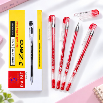 Bút Gel Zero - Đông A Zero 0,38 Đỏ