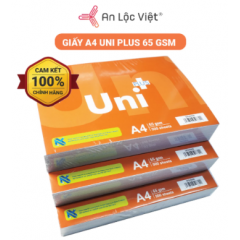 Giấy A4 Uni Plus 65 gsm màng co