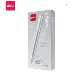 Bút Gel Deli 0.5mm - EG118-GY - Xám