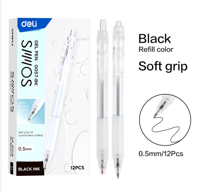 Bút gel Deli EG057 - Đen