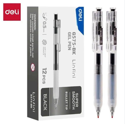 Bút gel Deli EG575 - Đen