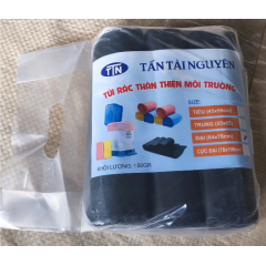 Bao rác 3 cuộn đen - đại