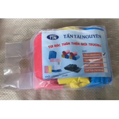 Bao rác 3 cuộn màu - tiểu