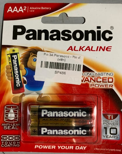 Pin 3A Panasonic - Pin vỉ 