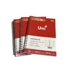 Sổ lò xo A5 160 trang - Uni Plus
