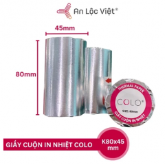 Giấy in nhiệt CoLo K80x45mm