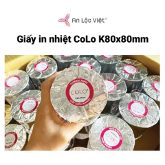 Giấy in nhiệt CoLo K80x80mm
