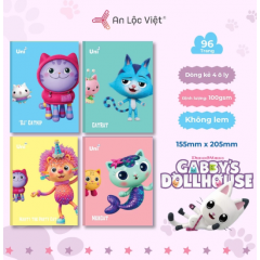 Tập 96 trang Gabby 100gsm - 4 ô ly