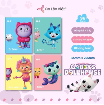 Tập 96 trang - 100 gsm - Gabbys 4 ô ly