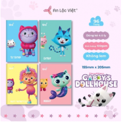 Tập 96 trang - 100 gsm - Gabbys 4 ô ly